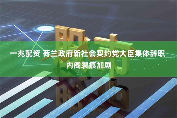 一兆配资 荷兰政府新社会契约党大臣集体辞职 内阁裂痕加剧